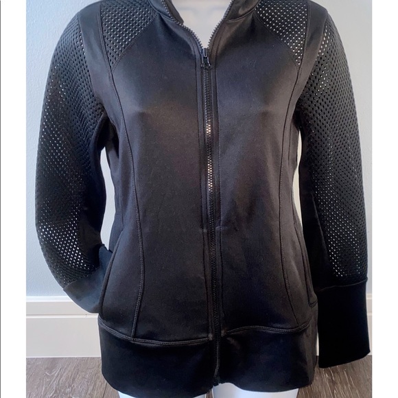 Mesh Active-Wear Zip-Up Jacket 90 Degrees - Picture 1 of 5
